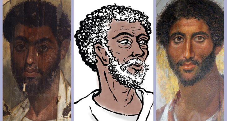 In the hero image from left to right: Photo © Andrea Jemolo / Bridgeman Images; Cambridge School Classics Project; Antikensammlung Berlin, photo by Sailko (cropped)